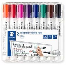 ESTUCHE 8 PZAS LUMOCOLOR WHITEBOARD MARKER 351, SURT. STAEDTLER 351 WP8 (Espera 4 dias) en Huesoi